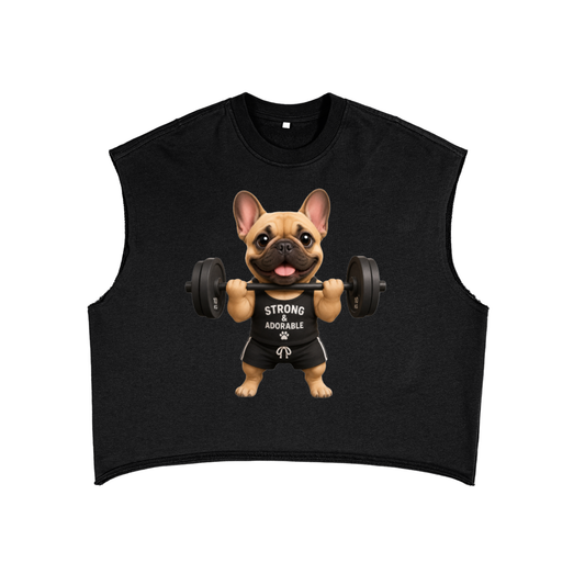 French Terry Boxy Tank Top