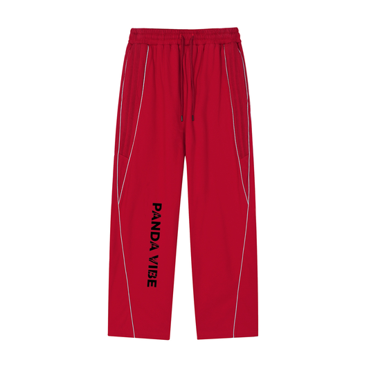 Reflection Striped Straight-Leg Sweatpants