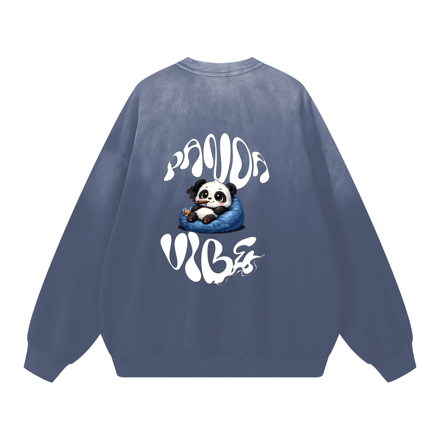 Sunfade Drop-Shoulder Cotton Sweatshirt