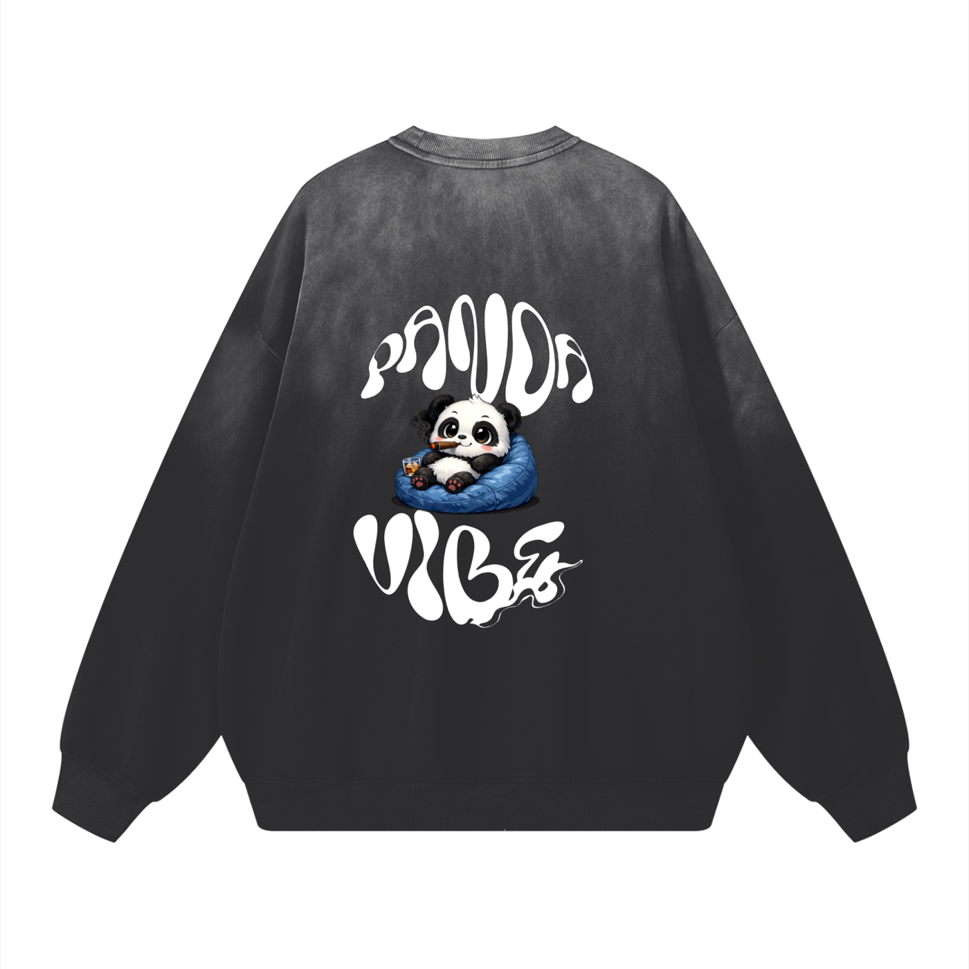 Sunfade Drop-Shoulder Cotton Sweatshirt
