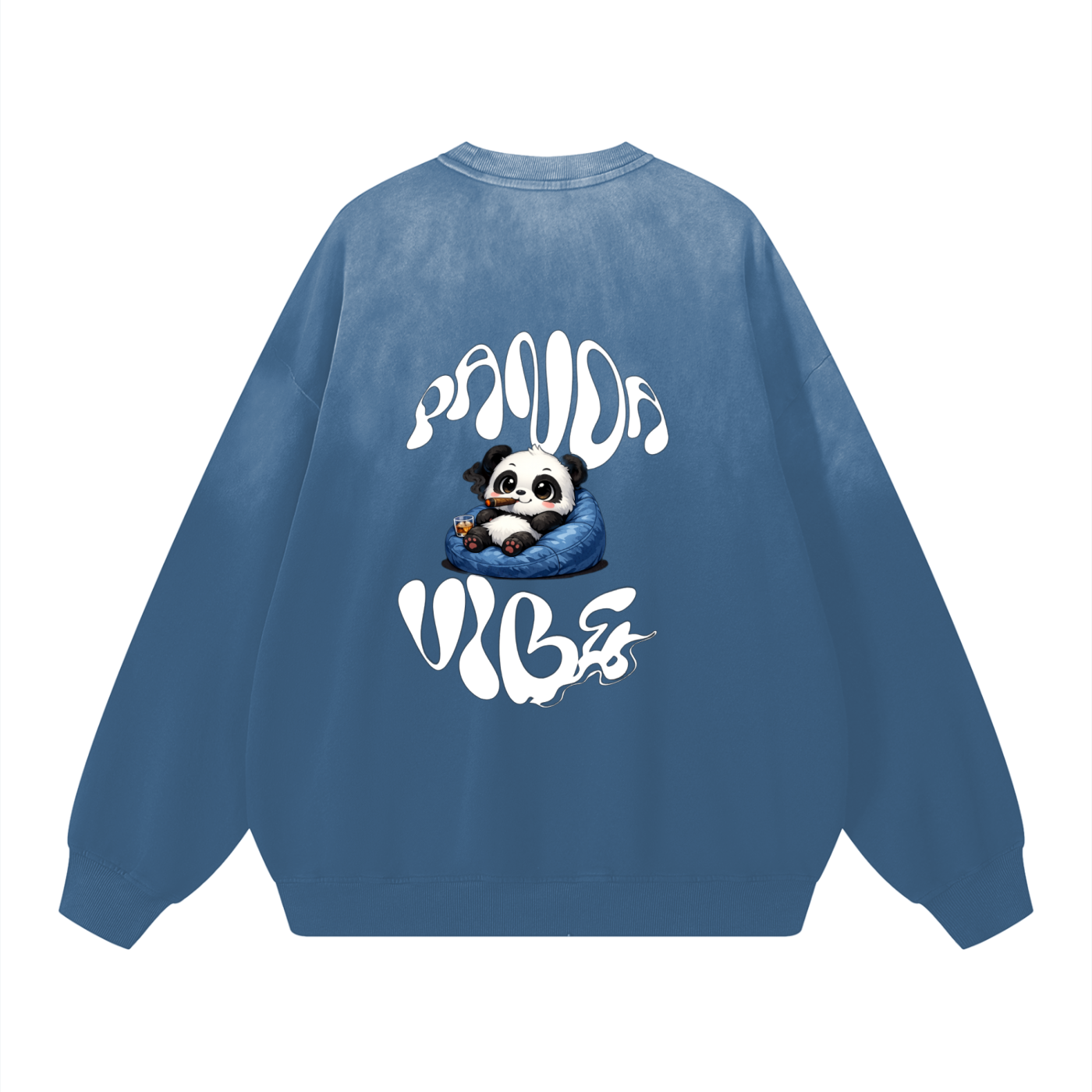 Sunfade Drop-Shoulder Cotton Sweatshirt
