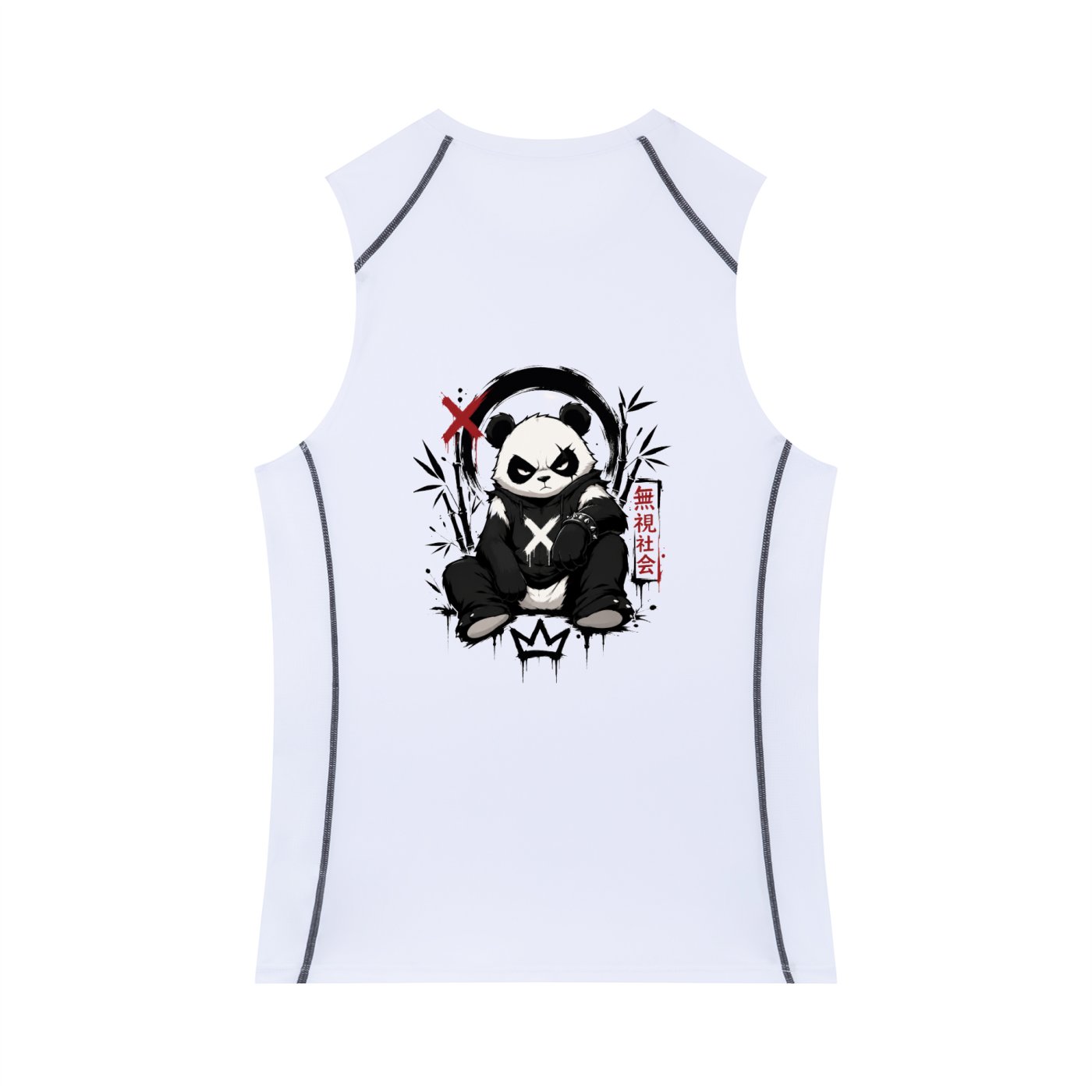 Men's Slim-Fit Topstitch Tank Top