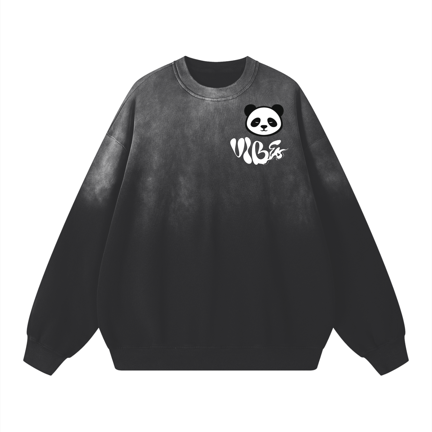 Sunfade Drop-Shoulder Cotton Sweatshirt
