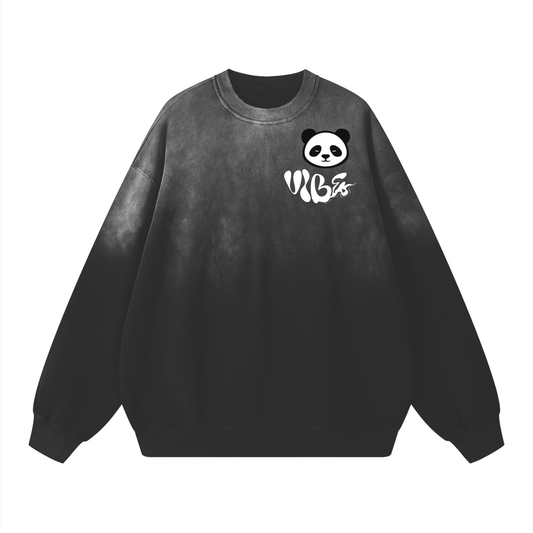Sunfade Drop-Shoulder Cotton Sweatshirt