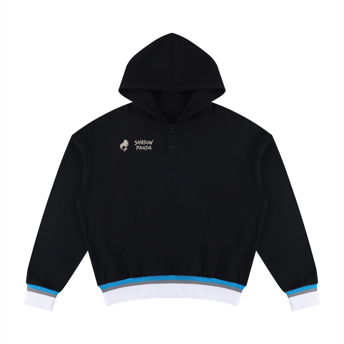 Unisex Oversized Color Block Boxy Hoodie
