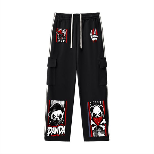 Side Stripe Straight-Leg Pants